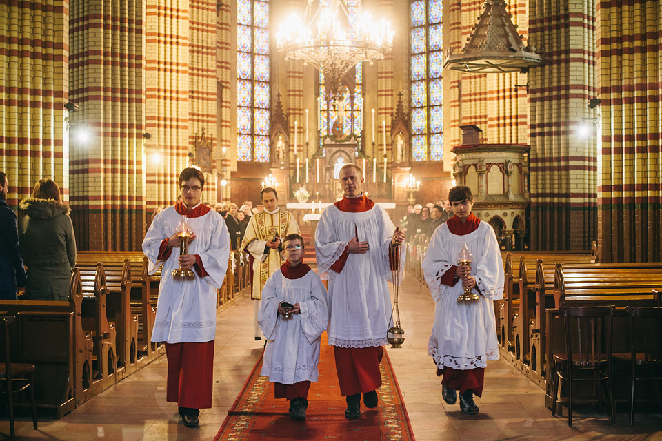 Ceremonija sv. Franciska Katoļu Baznīcā