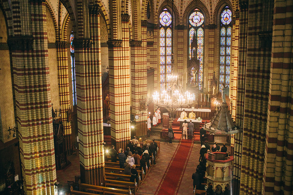 Baltic Wedding in Church in Riga