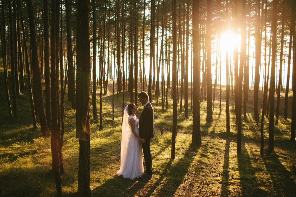 forest wedding in stockholm