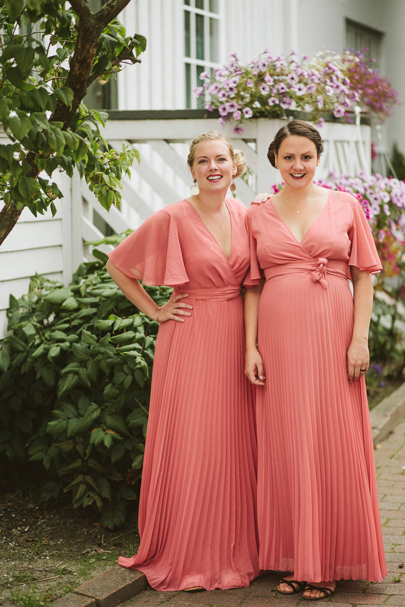 pink bridesmaid dresses oslo