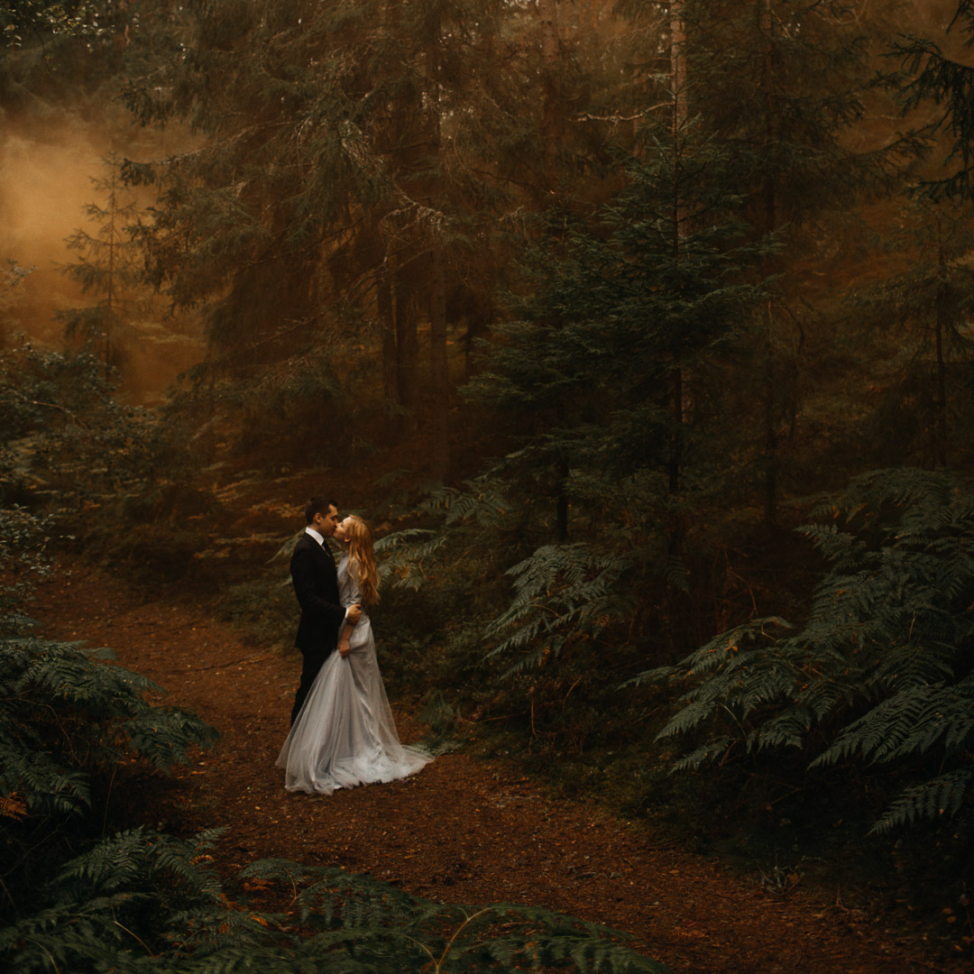 Mood forest wedding